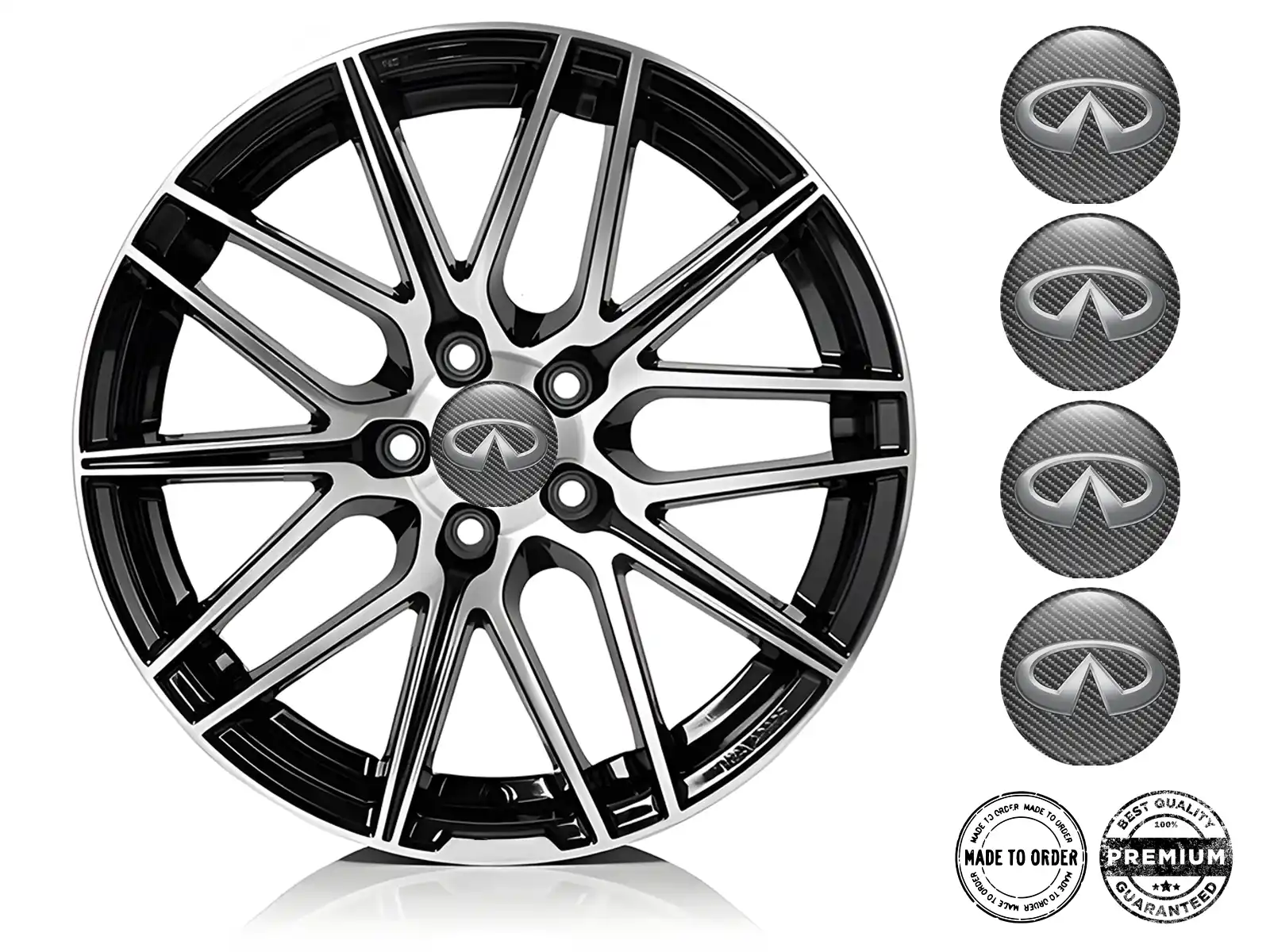 Infiniti Décalque Roue Bombée Édition Premium
